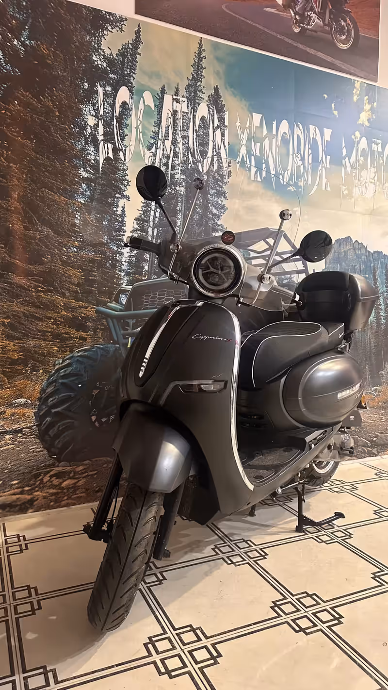 Moto Cappucino avec Xenoride à Tanger